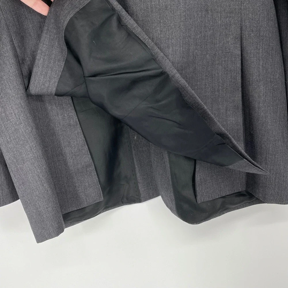 Banana Republic Men's 44R Charcoal Gray Wool Blend Two Button Blazer Suit Jacket